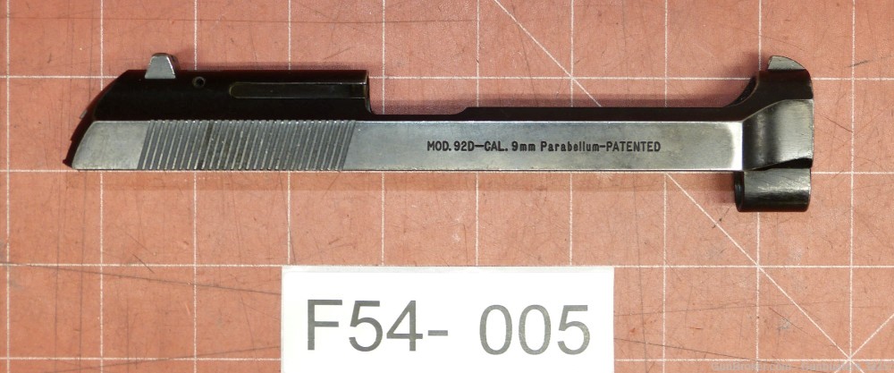 Beretta 92D 9mm, Repair Parts F54-005-img-2