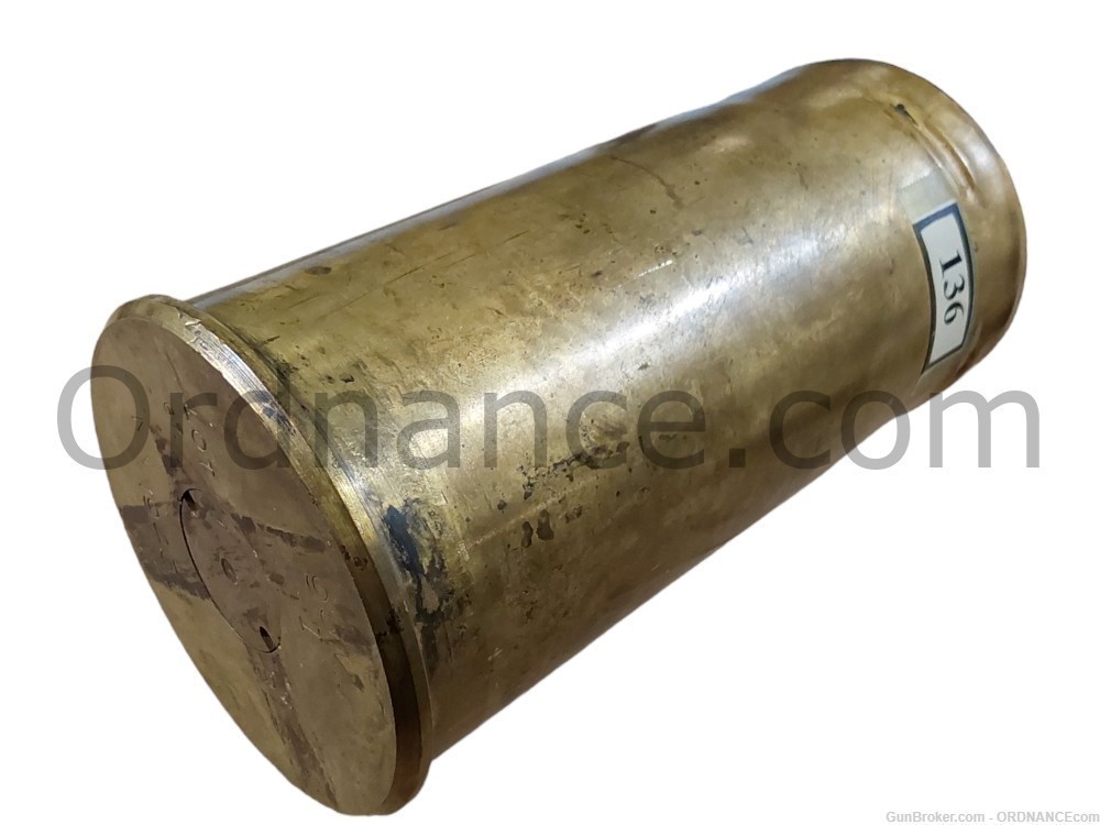 95mm British WWII shell casing QF 95mm howitzer 95x206mm inert tank ammo-img-2