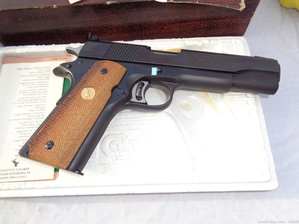 Colt 1911 Series 70 Gold Cup...Nice...1977  Free Ship-img-5
