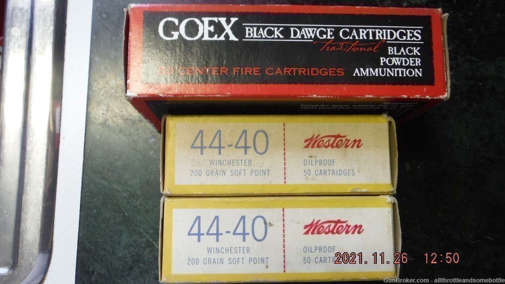 (193) rounds 44-40 Win  factory ammo-img-3