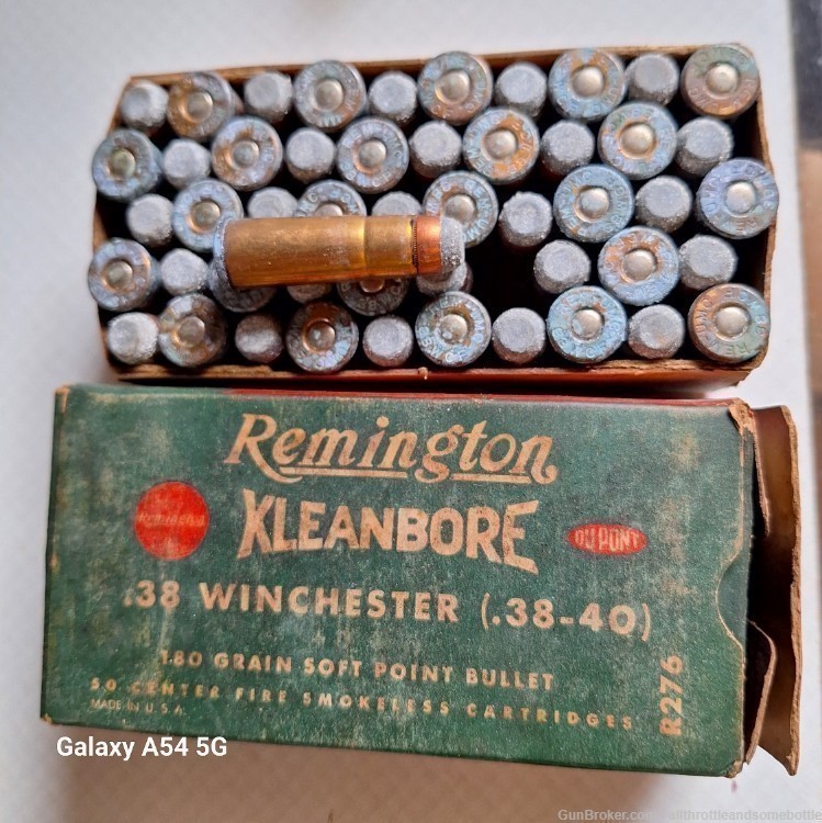 (50) rounds .38 Winchester (.38-40) Remington Kleanbore-img-0