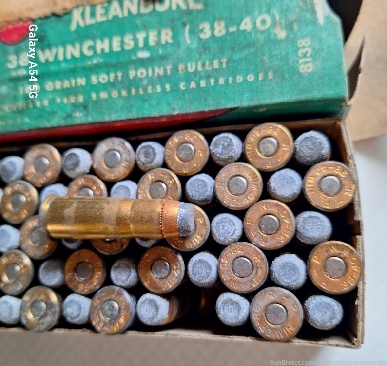 (50) rounds .38 Winchester (.38-40) Remington Kleanbore-img-1