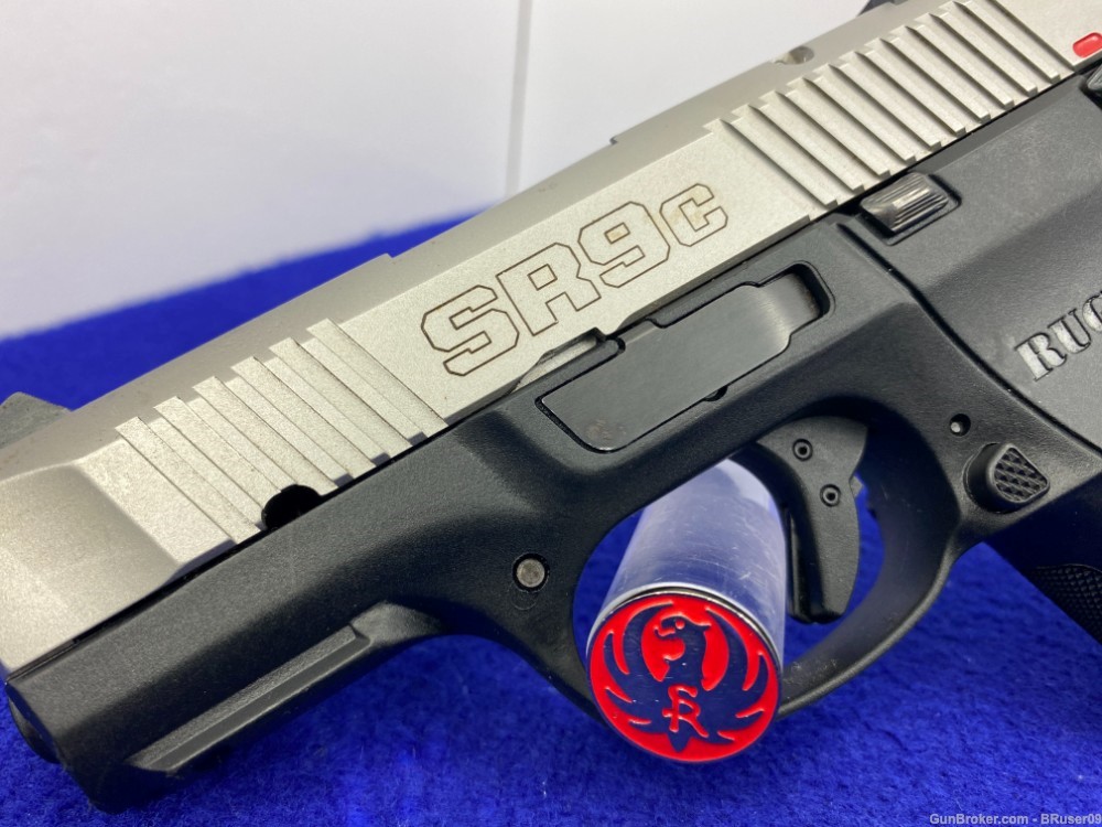 2019 Ruger SR9C 9mm Stainless 3 1/2" *AWESOME LIGHTWEIGHT SEMI-AUTO PISTOL*-img-7