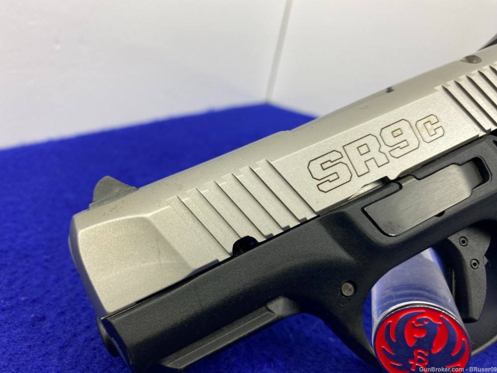 2019 Ruger SR9C 9mm Stainless 3 1/2" *AWESOME LIGHTWEIGHT SEMI-AUTO PISTOL*-img-8