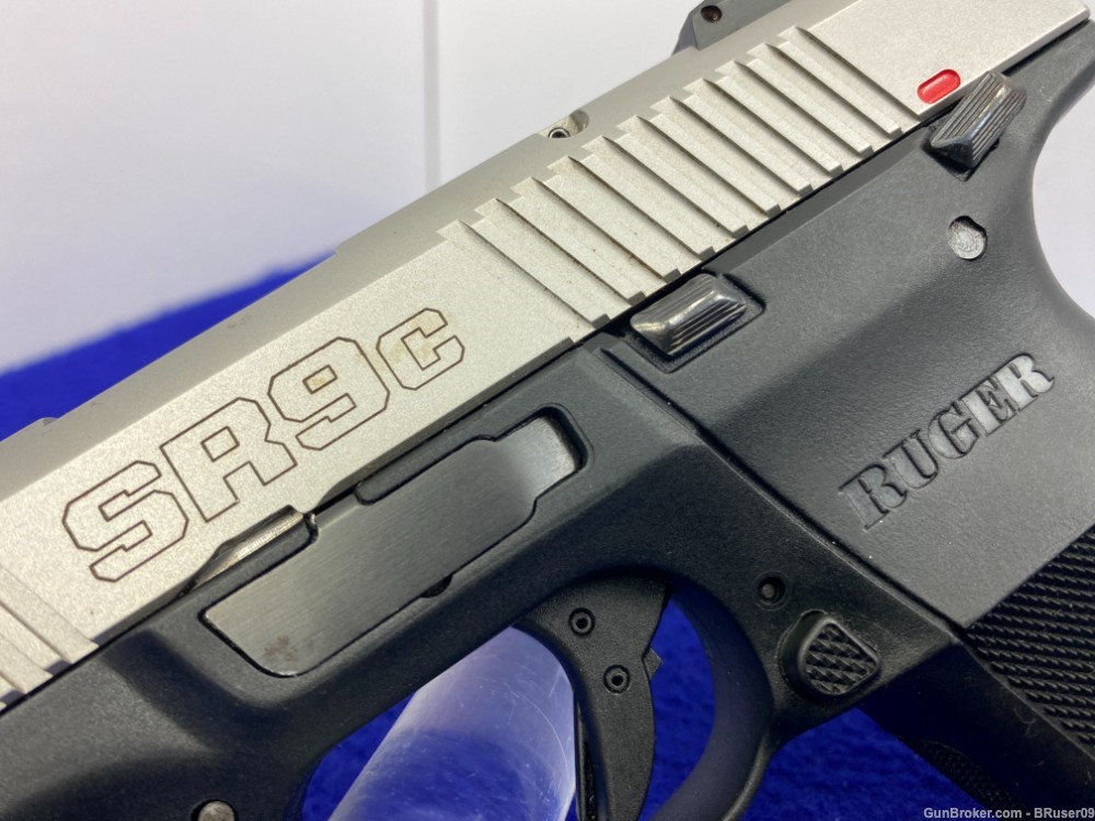 2019 Ruger SR9C 9mm Stainless 3 1/2" *AWESOME LIGHTWEIGHT SEMI-AUTO PISTOL*-img-6