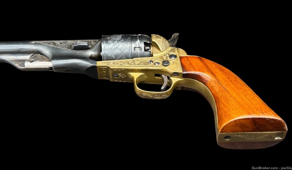 Colt model 1860 Army Engraved .44 Revolver black powder no ffl Brescia -img-8
