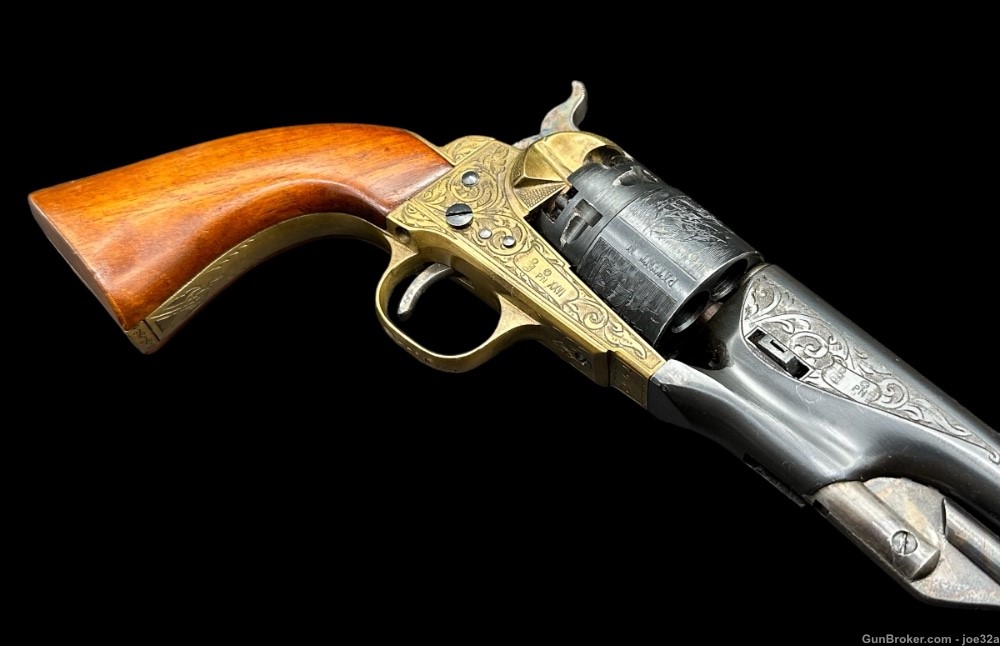 Colt model 1860 Army Engraved .44 Revolver black powder no ffl Brescia -img-4