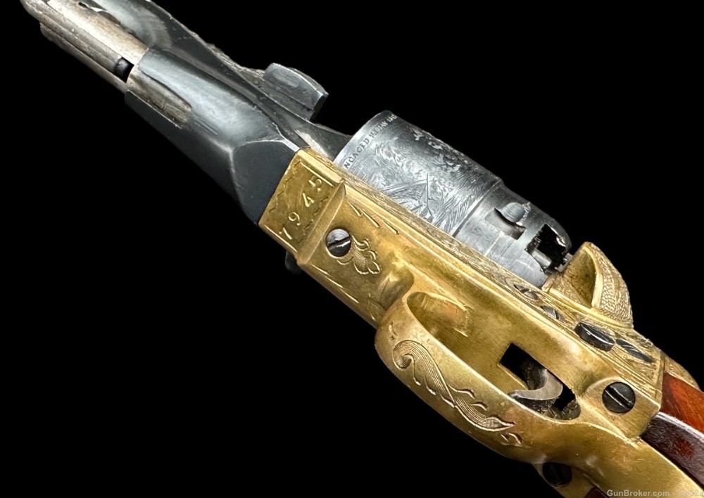 Colt model 1860 Army Engraved .44 Revolver black powder no ffl Brescia -img-9