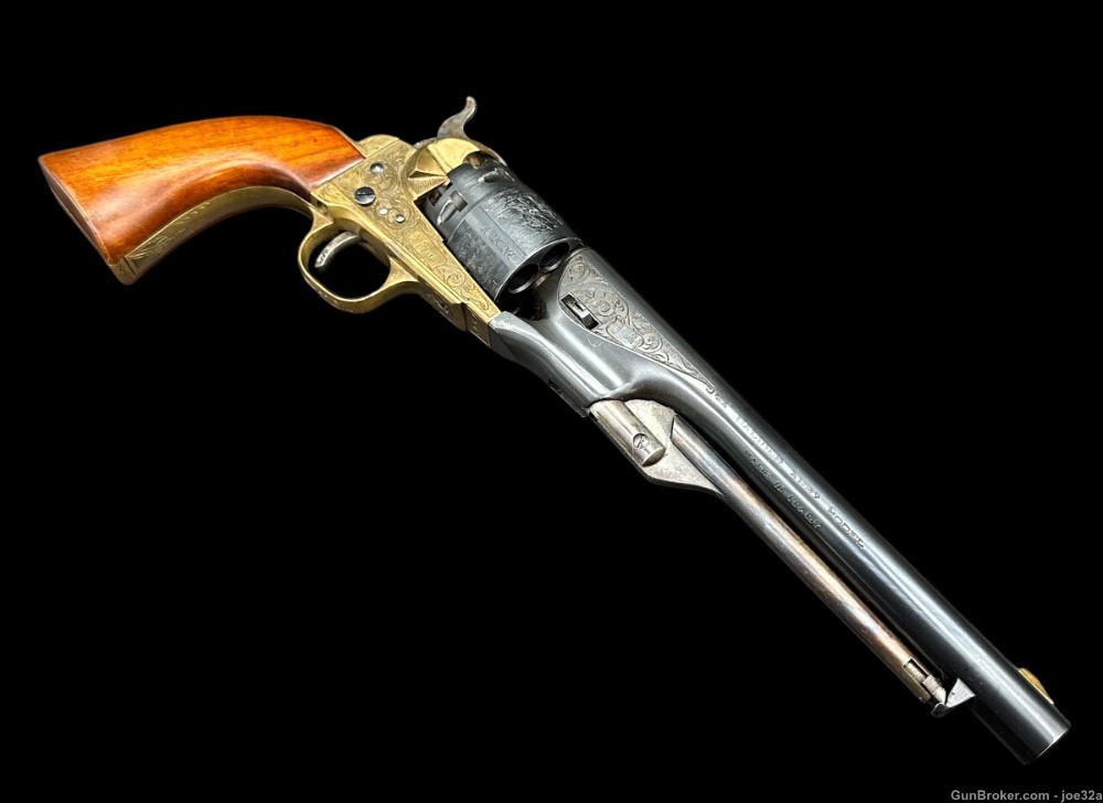 Colt model 1860 Army Engraved .44 Revolver black powder no ffl Brescia -img-1