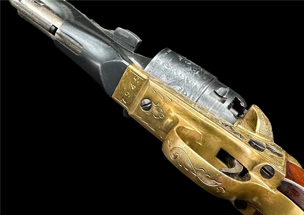 Colt model 1860 Army Engraved .44 Revolver black powder no ffl Brescia -img-10