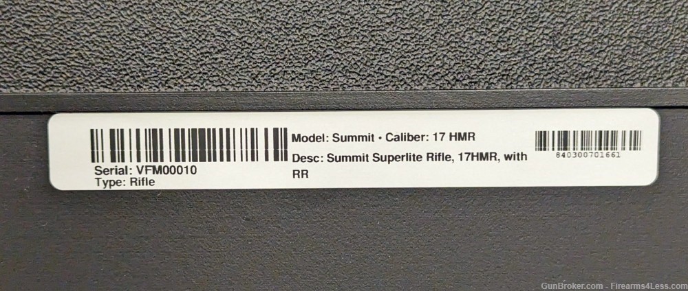 Volquartsen 17HMR Summit Superlite Hogue Stock Carbon Fiber 17 HMR VCB-0303-img-4