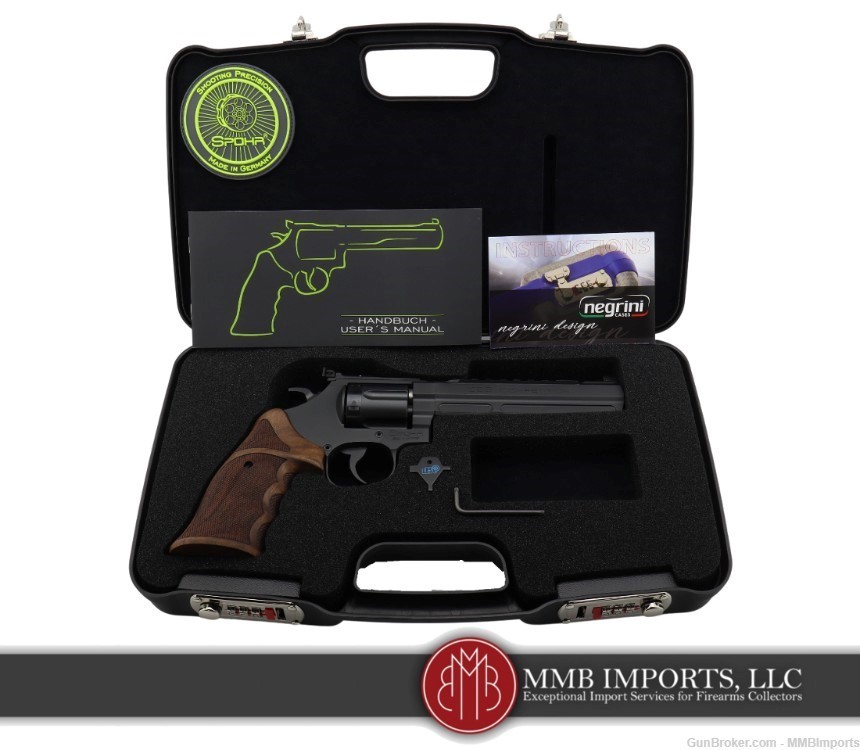 New 2024 Model: Spohr 286 Competition Black .357 Revolver-img-9