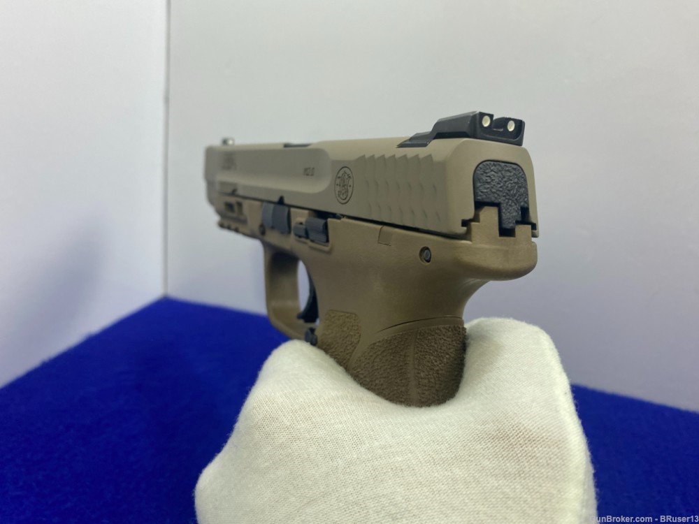 Smith Wesson M&P9 M2.0 9mm/FN Scar 17S 7.62x51 FDE *CUSTOM 2-GUN CASED SET*-img-22