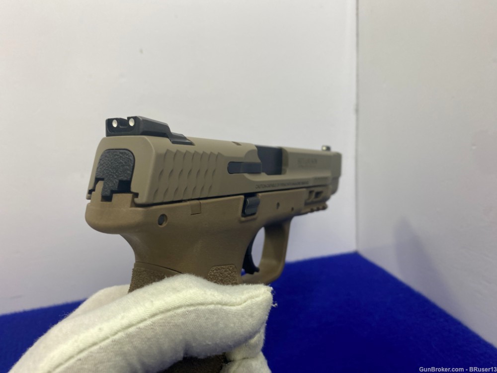 Smith Wesson M&P9 M2.0 9mm/FN Scar 17S 7.62x51 FDE *CUSTOM 2-GUN CASED SET*-img-23
