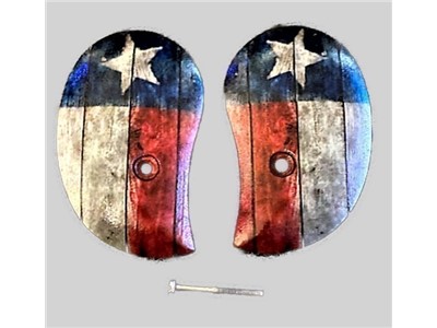 fits Bond Arms Derringer Grips Rustic Texas Flag