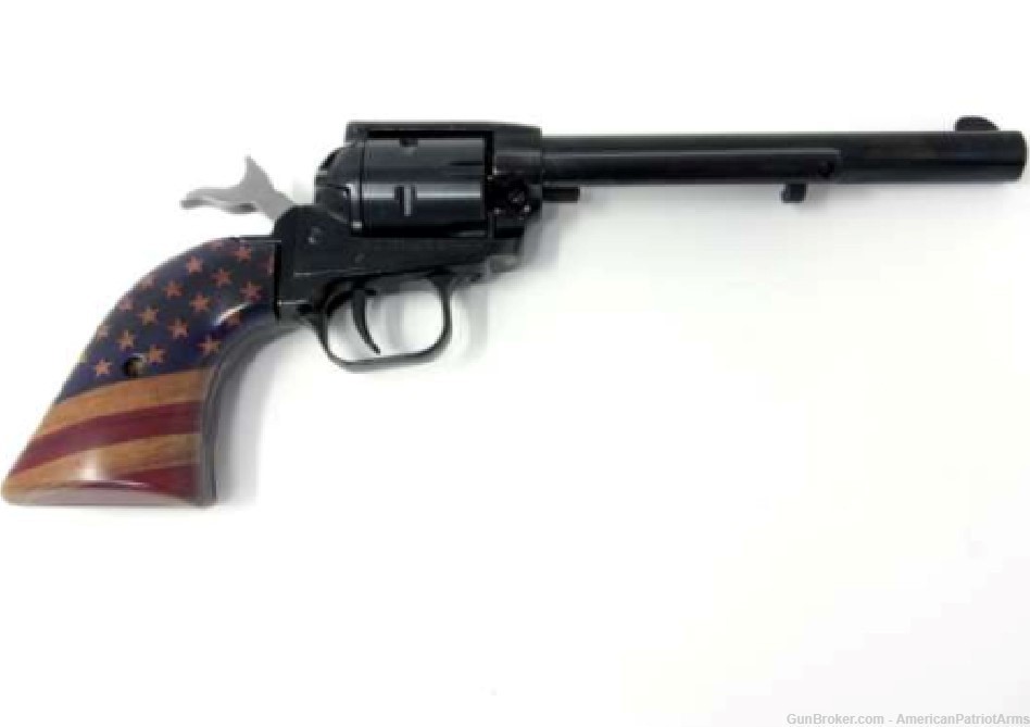 Heritage Rough Rider 6.5" 22LR Revolver American Flag Grips-img-4
