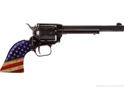 Heritage Rough Rider 6.5" 22LR Revolver American Flag Grips