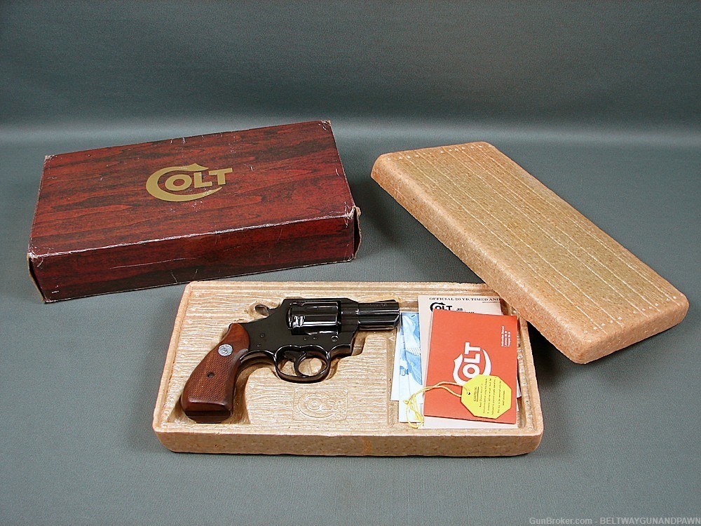 Colt Lawman MKIII 357Mag 2" Revolver w/Orig Factory Box Mfg 1976 NICE-img-0