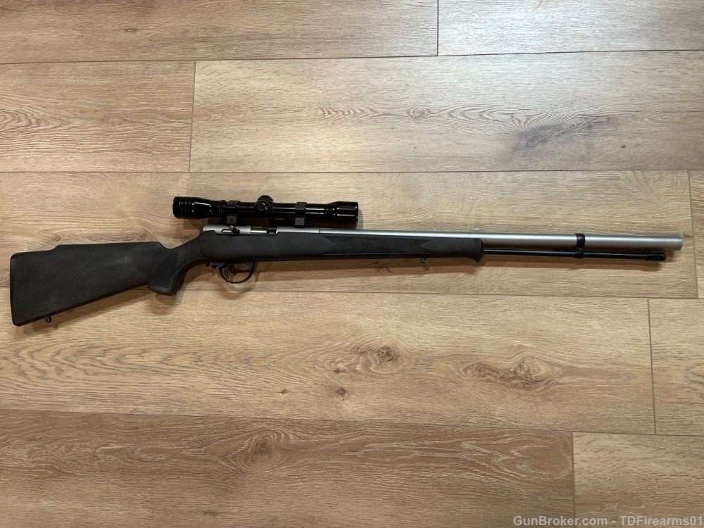 CVA Connecticut valley Eclipse .50 cal stainless muzzleloader w/ redfield-img-1