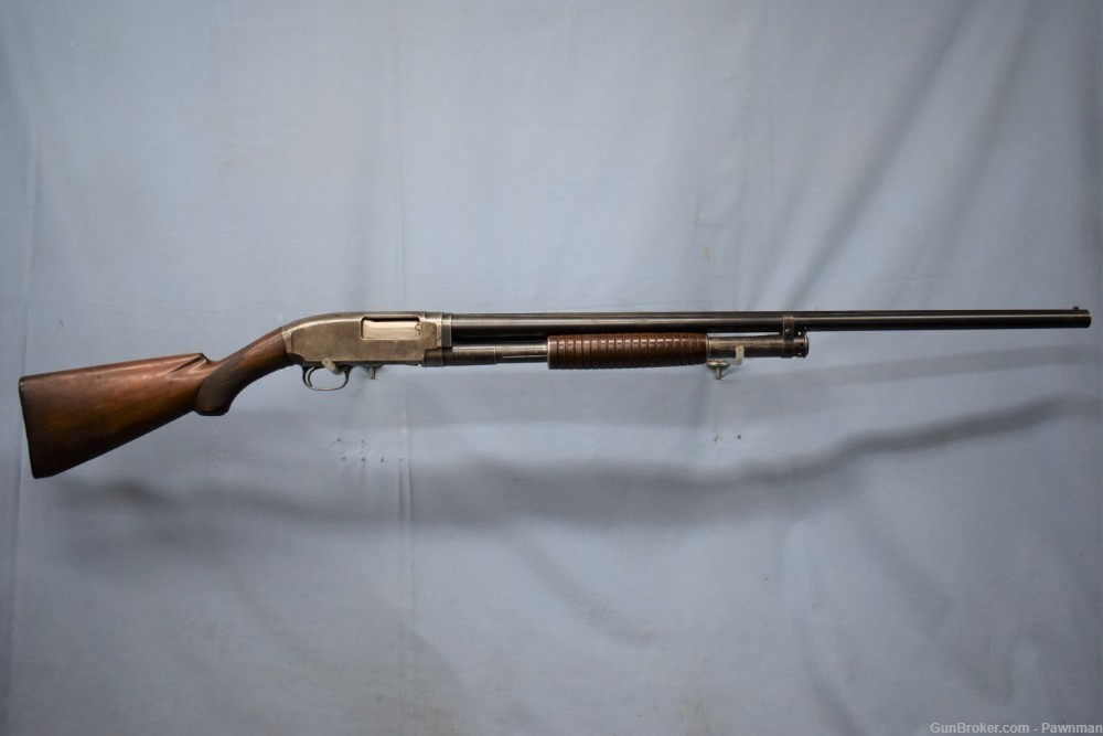 Winchester Model 12 in 12G solid rib made 1927-img-0