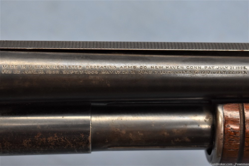 Winchester Model 12 in 12G solid rib made 1927-img-9