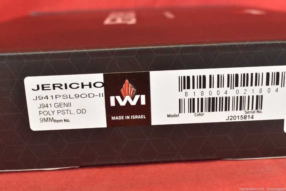 IWI Jericho 941 OD Green 9mm 3.8" 17rd J941PSL9OD-II Jericho-941-img-9
