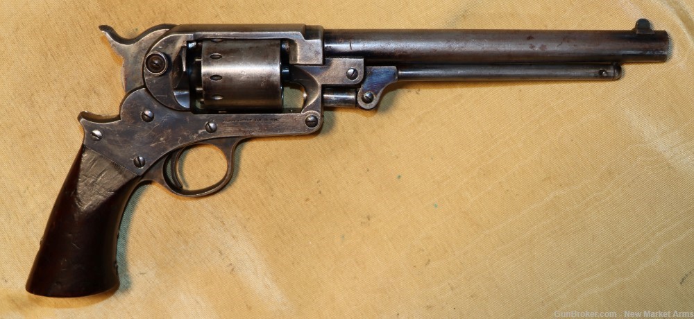 Fine Civil War Starr Arms Model 1863 Single Action Revolver c. 1864-img-7