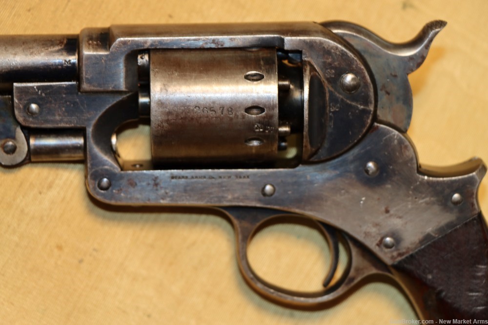 Fine Civil War Starr Arms Model 1863 Single Action Revolver c. 1864-img-3