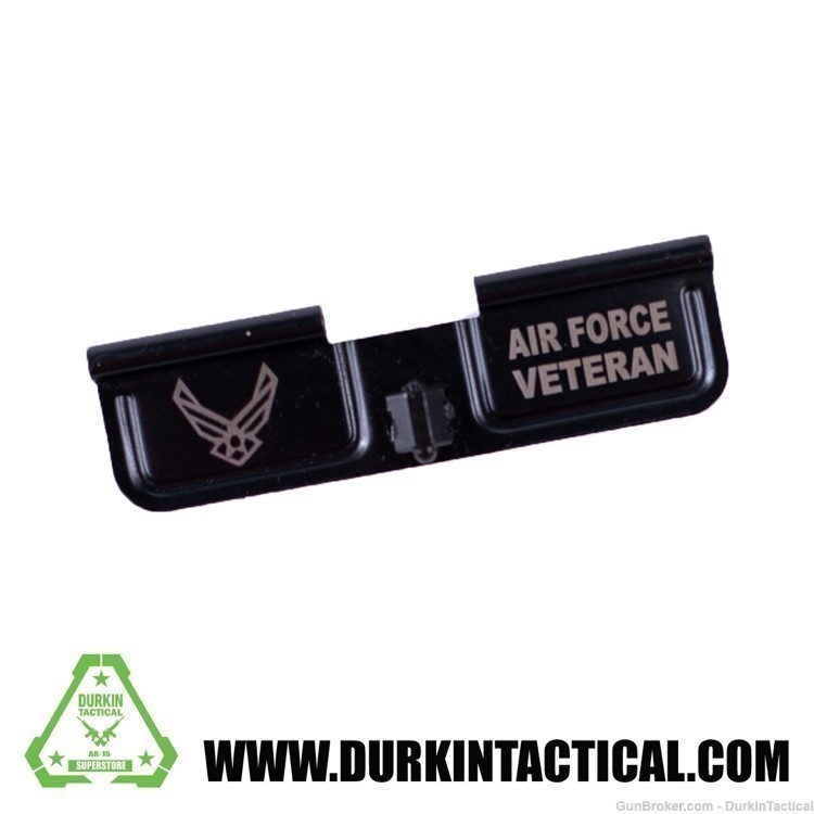 Laser Engraved Ejection Port Dust Cover – Air Force Veteran-img-0
