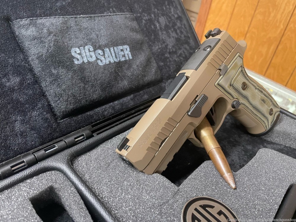 Very Nice Rare Sig Sauer P320 AXP Scorpion 9mm custom shop-img-2