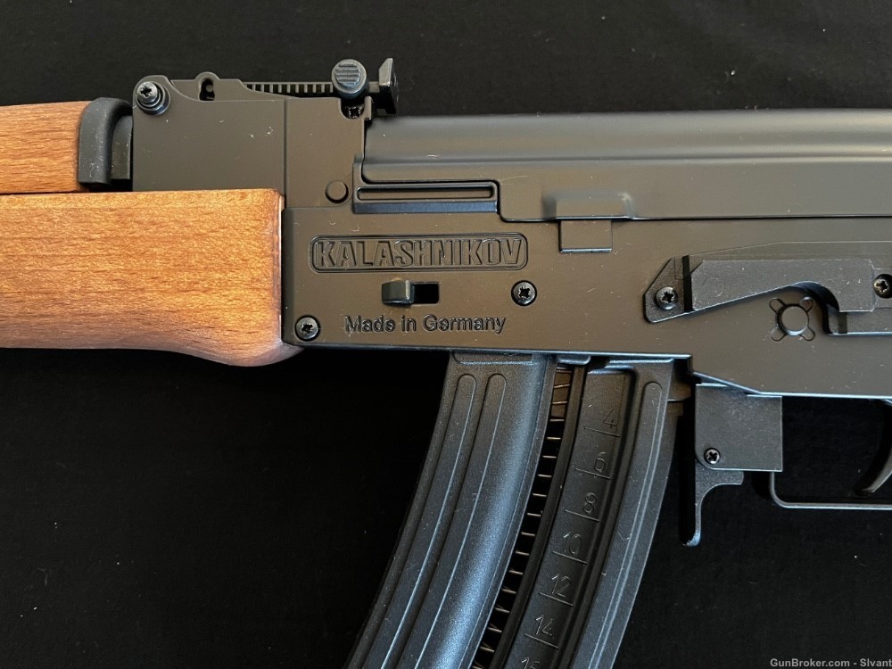 German Sport Guns GSG Kalashnikov AK-47 Real Wood, 2/24rd mags NIB-img-4