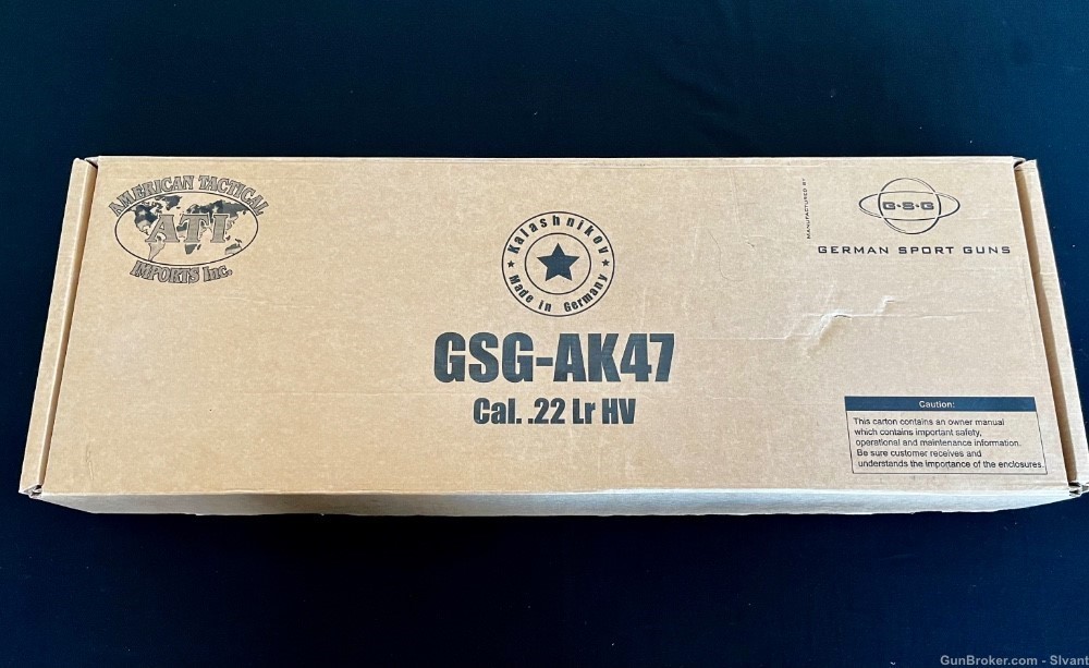 German Sport Guns GSG Kalashnikov AK-47 Real Wood, 2/24rd mags NIB-img-3