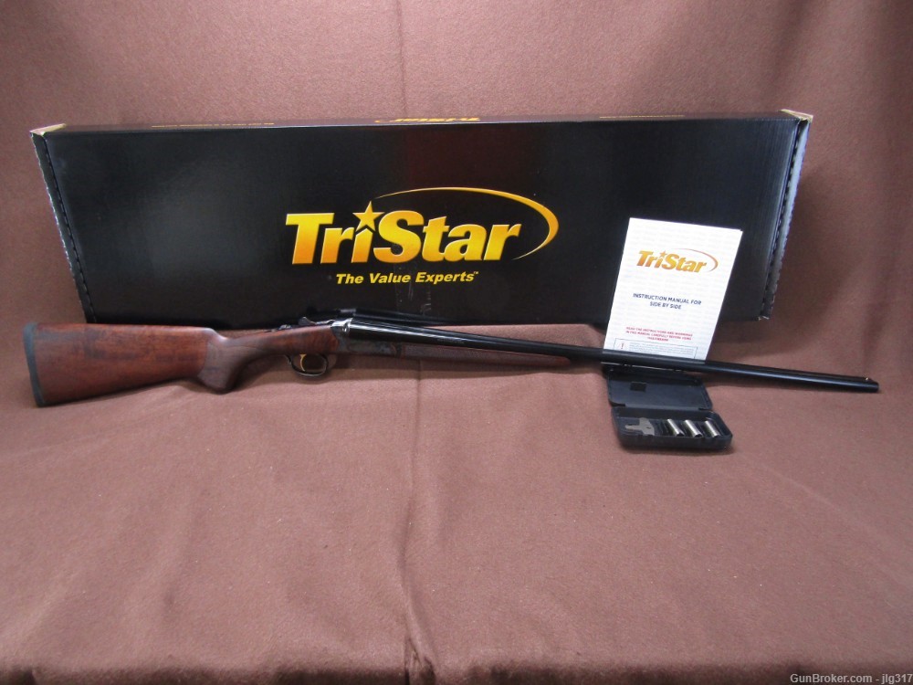 TriStar Bristol English .410 GA Side by Side Double Barrel Shotgun Talo Ed-img-0