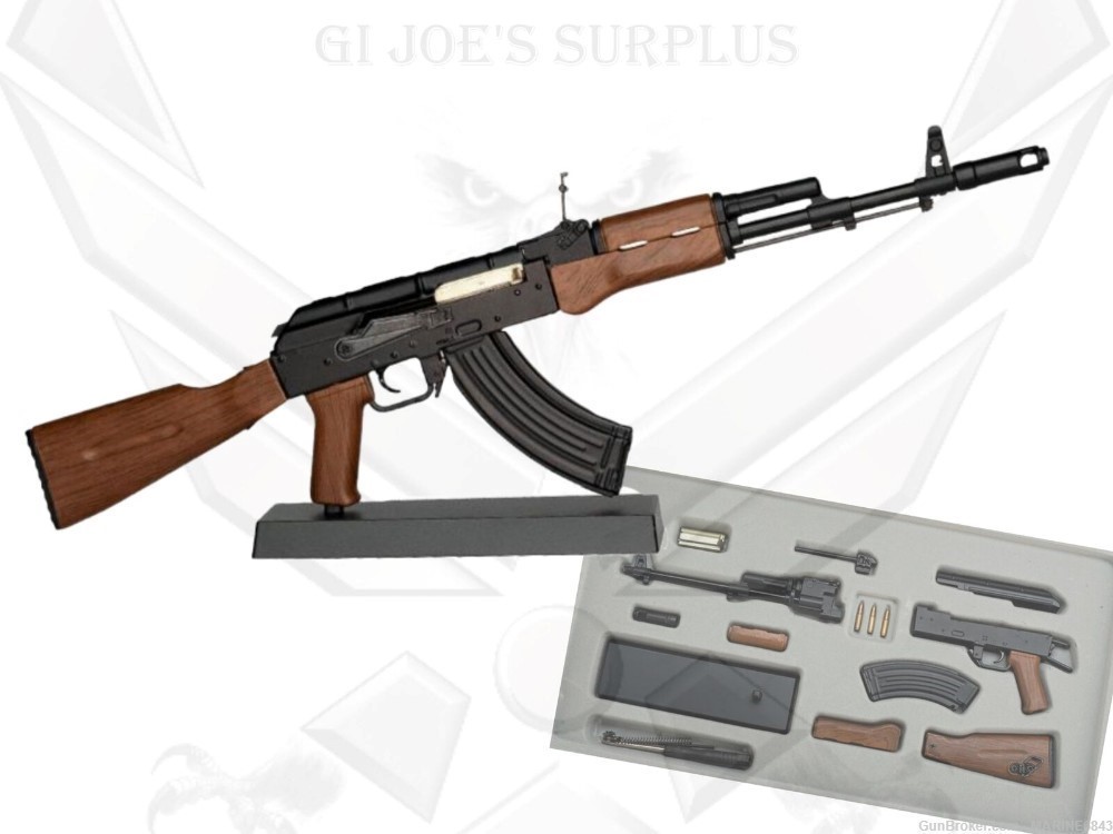  authentic 'Goat Guns', Mini AK 47- 1:3 scale die cast model. -img-0