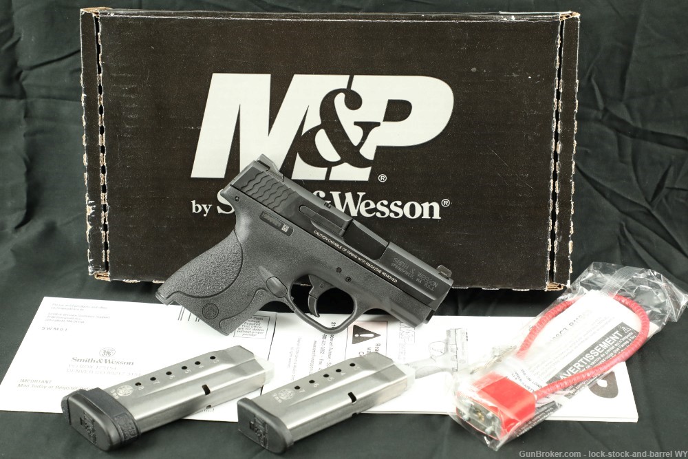 Smith & Wesson M&P 9 Shield 9mm 3” Semi-Auto Pistol Manual Safety-img-2