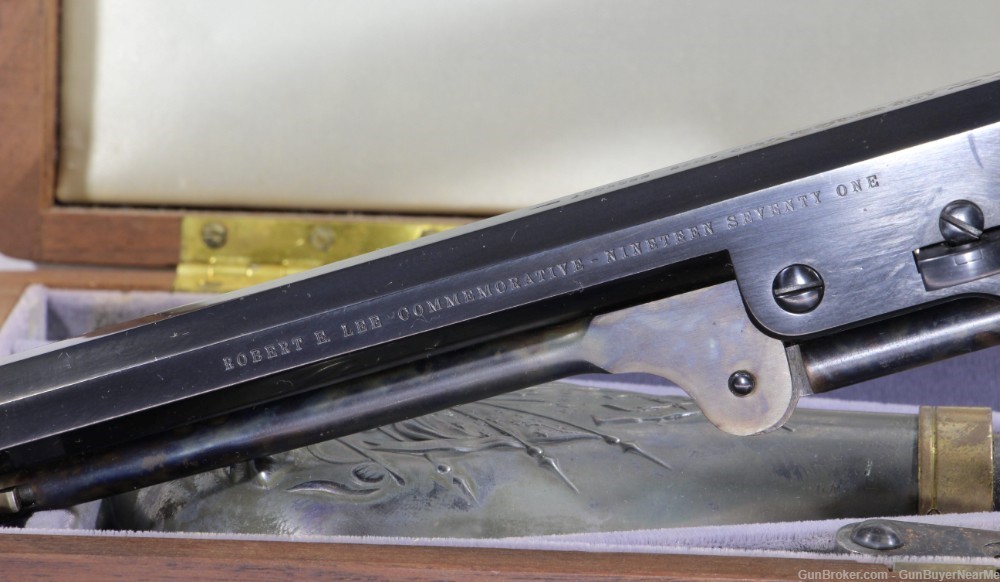 Cased Colt Model 1851 Robert E. Lee Commemorative Revolver-img-3