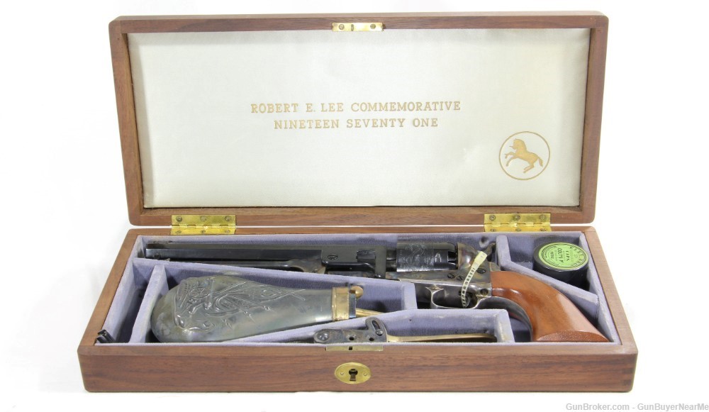 Cased Colt Model 1851 Robert E. Lee Commemorative Revolver-img-1