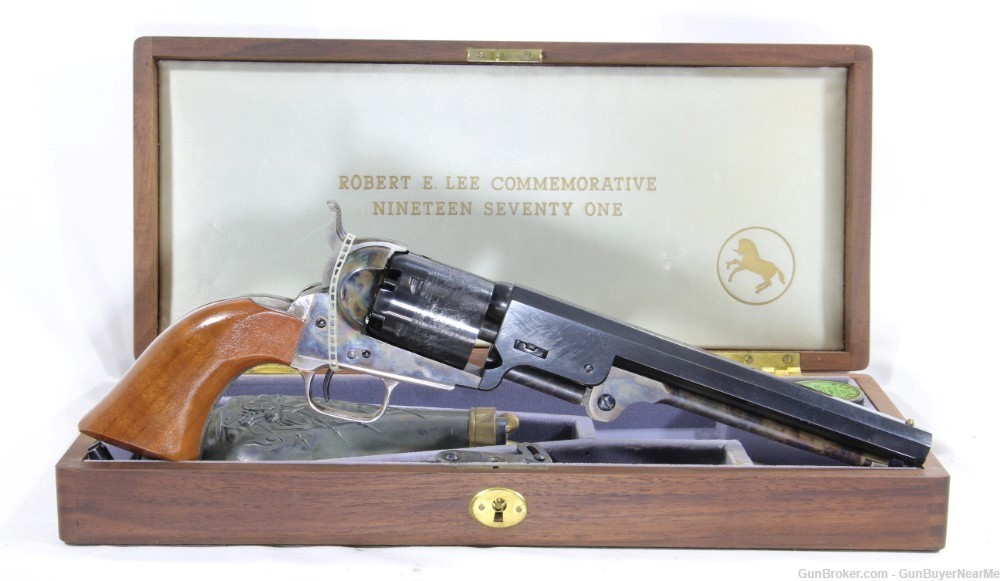 Cased Colt Model 1851 Robert E. Lee Commemorative Revolver-img-0