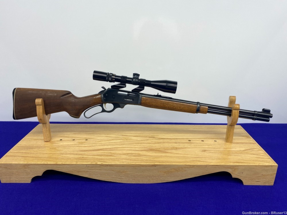 1974 Marlin 336 .30-30 Win Blue 20" *DESIRABLE "JM" STAMPED EXAMPLE*-img-0