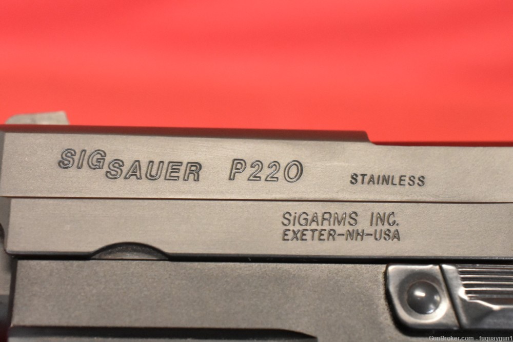 Sig P220 Carry 45 ACP 3.9" 8rd NS 220 German Frame P220-P220 MFG 2008-img-24