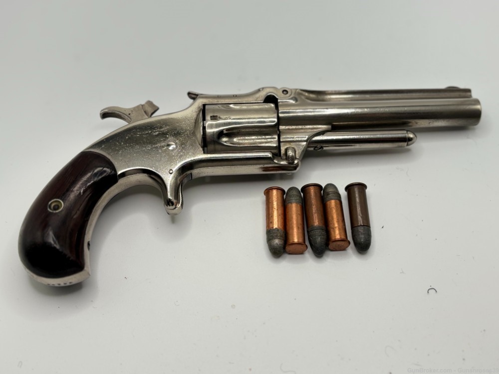 Rare Antique Smith & Wesson  No 1 ½ Second issue revolver-img-2
