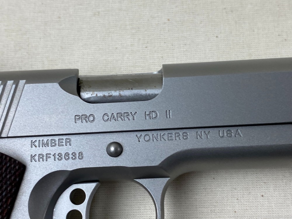 Kimber 1911 Pro Carry HD II 38 Super 3.75" Stainless-img-20