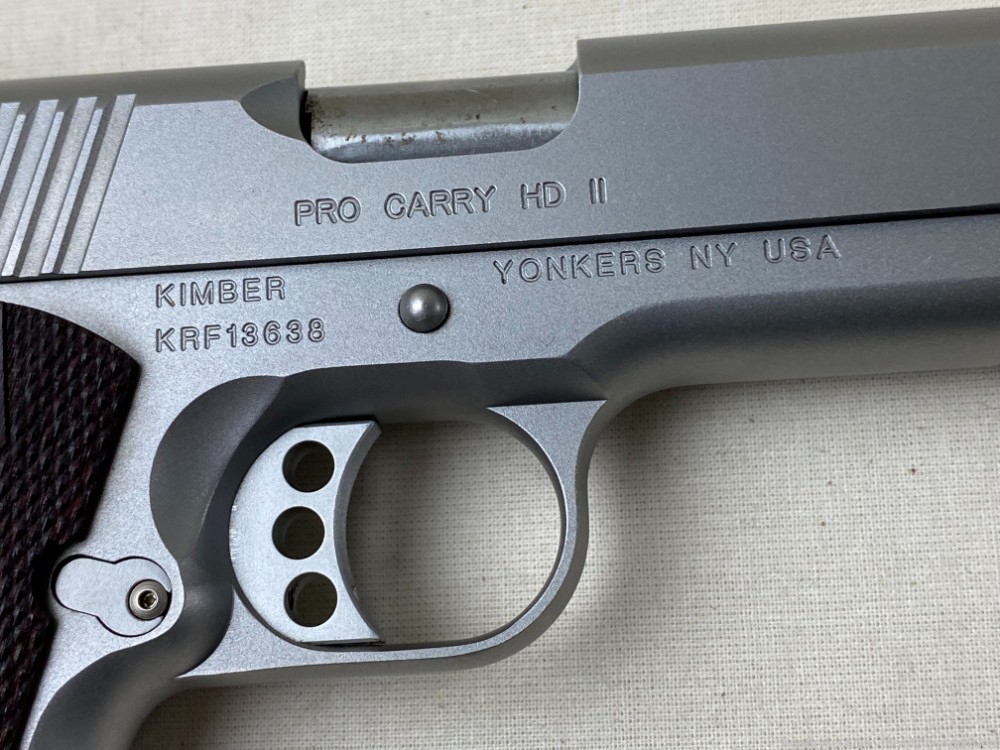 Kimber 1911 Pro Carry HD II 38 Super 3.75" Stainless-img-21