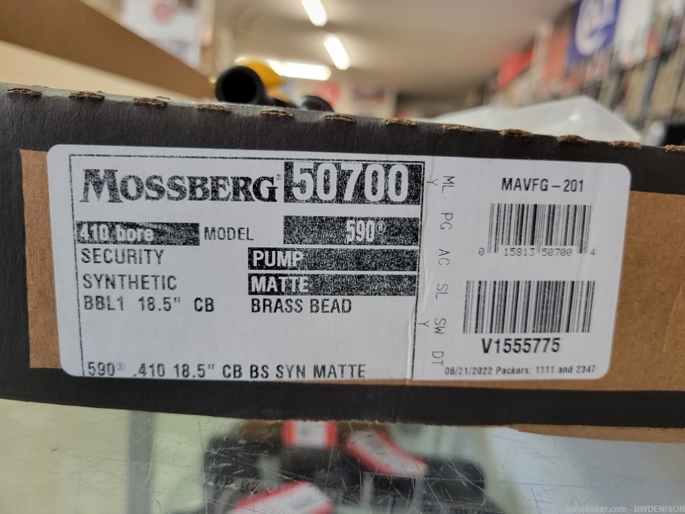 Mossberg 590 Tactical .410 Pump 18.5" Barrel 3" 6 Rounds 50700-img-3