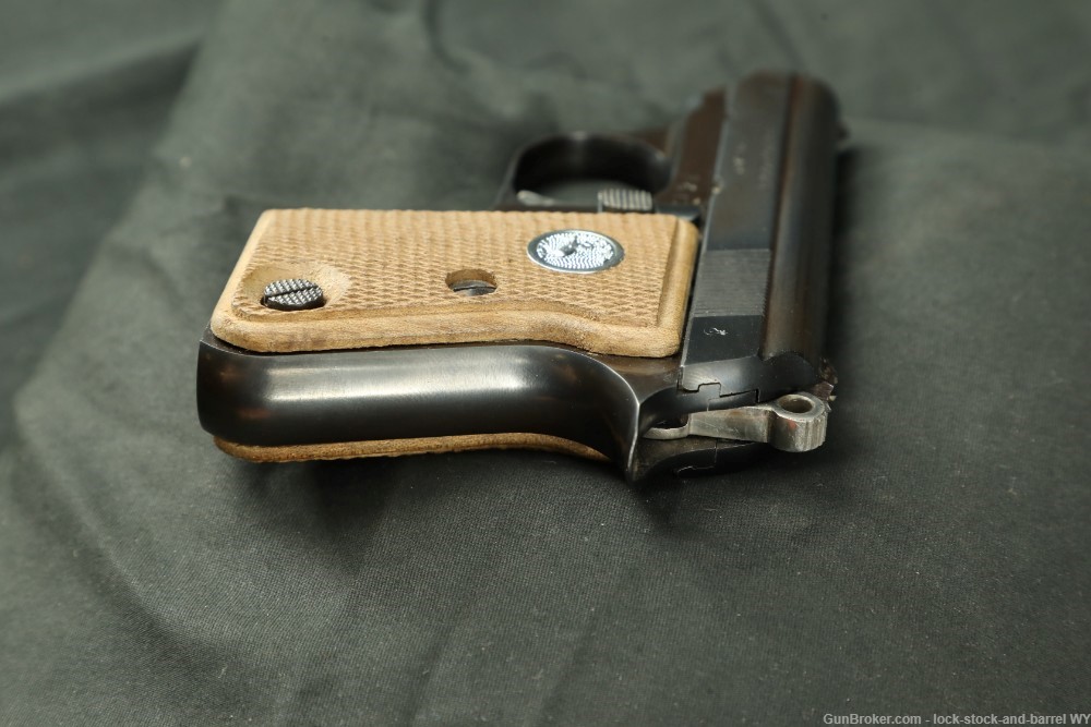 Spanish Made Junior Colt .25 ACP Semi-Auto Pocket Pistol W/ Box & Mag 1961-img-7