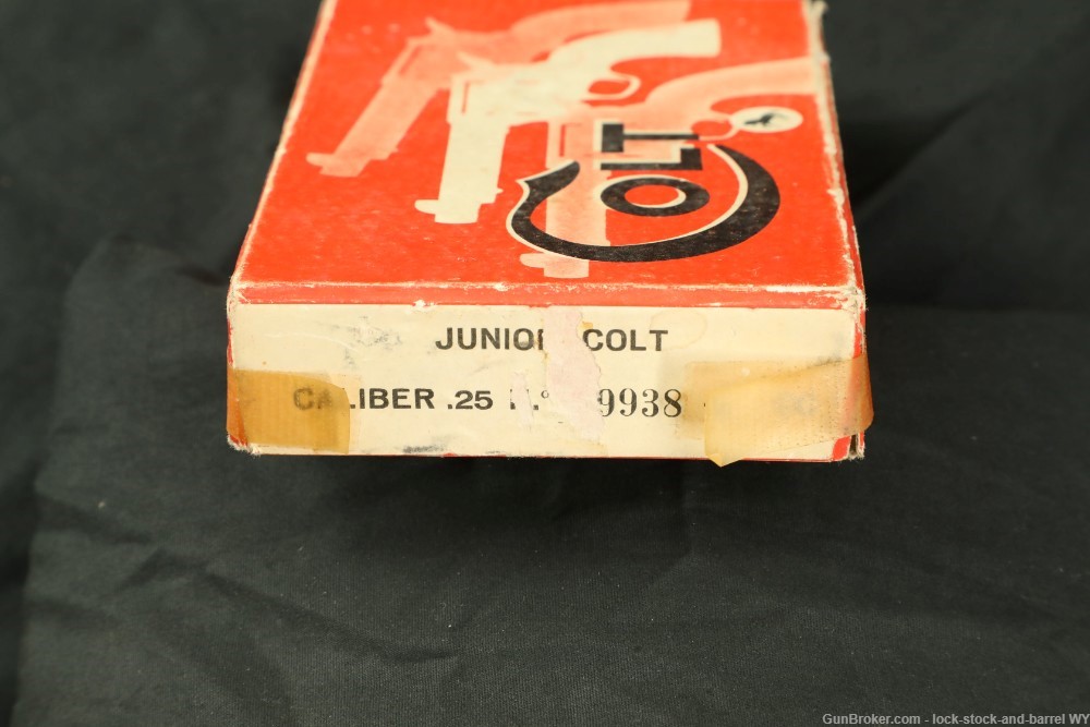 Spanish Made Junior Colt .25 ACP Semi-Auto Pocket Pistol W/ Box & Mag 1961-img-30