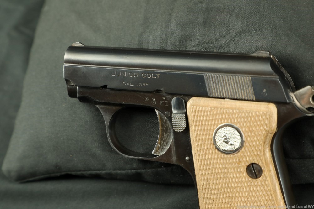 Spanish Made Junior Colt .25 ACP Semi-Auto Pocket Pistol W/ Box & Mag 1961-img-18