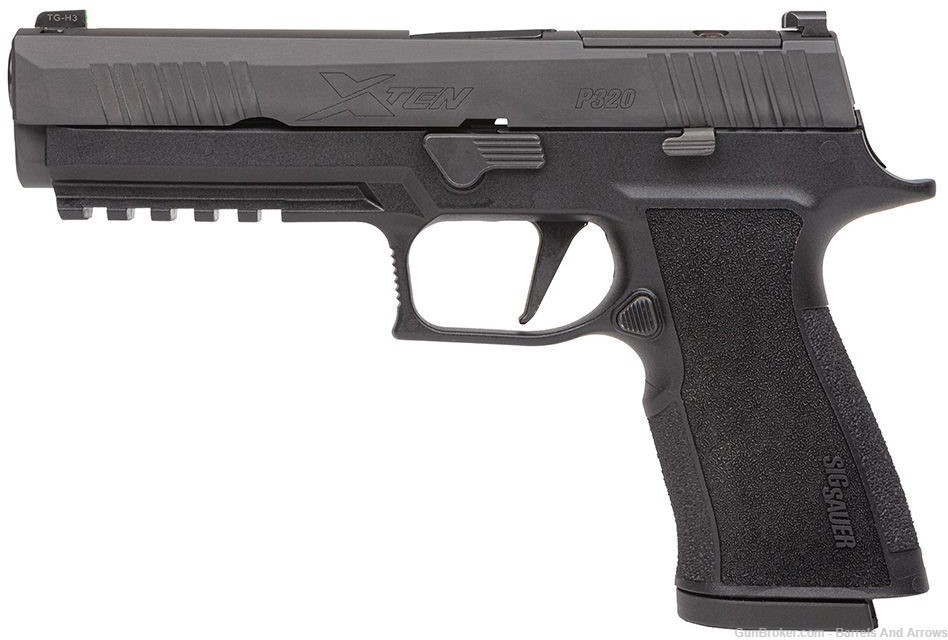 Sig Sauer 320X5-10-BXR3-RX2 P320 XTEN Semi-Auto Pistol, 10MM, 5" Bull Bbl, -img-0