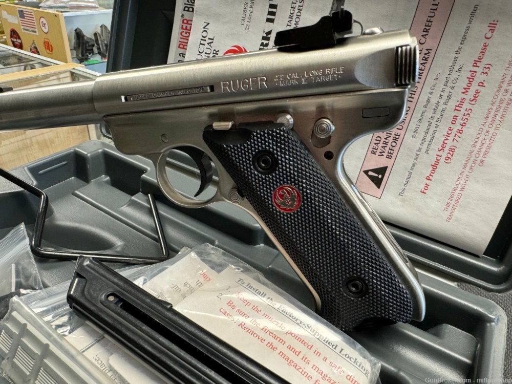 Ruger mark 3 stainless new old stock-img-5