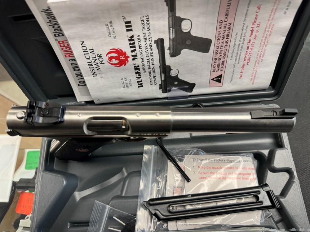 Ruger mark 3 stainless new old stock-img-2
